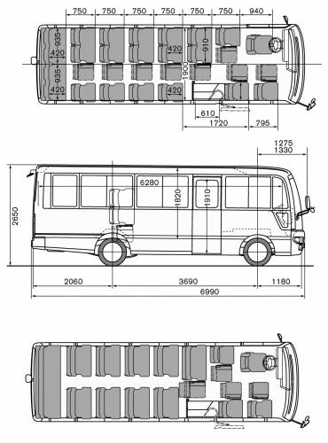 Nissan civilian bus specifications #2