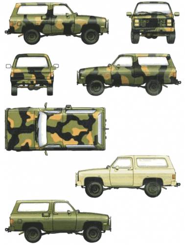 Chevrolet Blazer M1009 CUCV Original image dimensions 509 x 673px