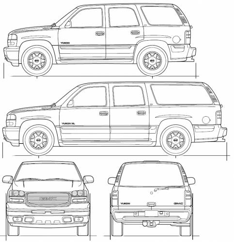 2006 Gmc yukon dimensions