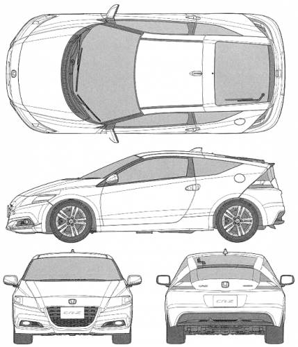 Honda cr-z blueprints