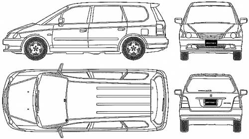 2003 Honda odyssey dimensions