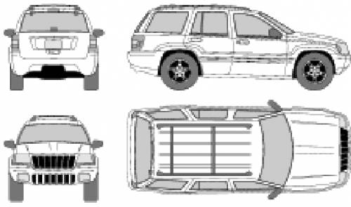 2001 Jeep grand cherokee laredo dimensions #4