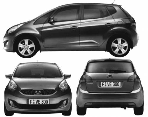 Kia Venga Black. plug-in kia venga Feb th,