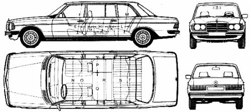 Mercedes benz w123 dimensions #3