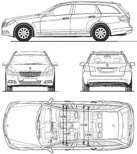 2010 Mercedes benz e-class dimensions #6