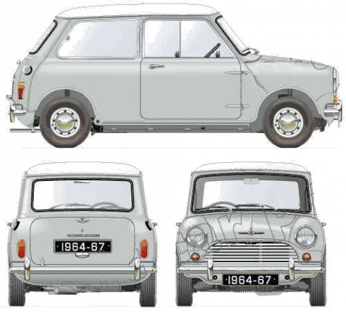 Morris Mini Cooper S 1275 MkI 1964 Original image dimensions 521 x 469px