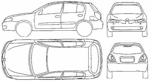 2005 Nissan almera dimensions #3