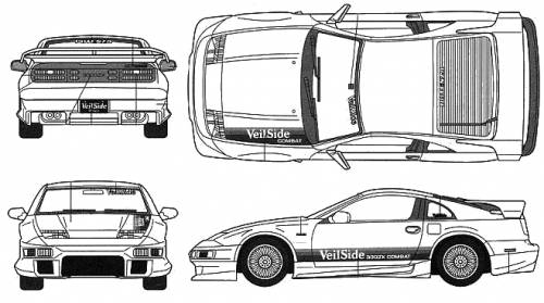 Nissan 300zx blueprint #1