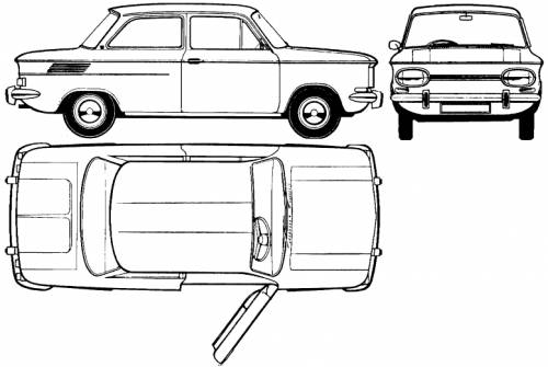 NSU Prinz 1000 Original image dimensions 777 x 521px