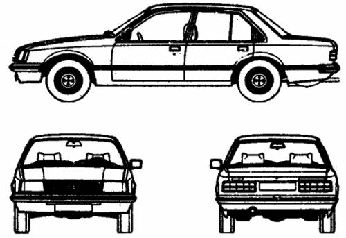 opel blueprints