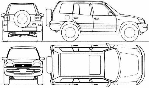 toyota rav4 1999 dimensions #6