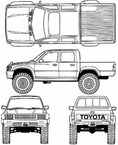 toyota hilux 4x4. Toyota Hilux Double Cab 4x4