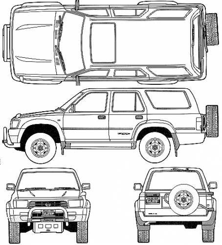 toyota surf dimensions #5