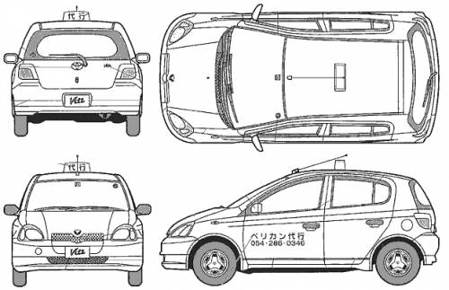 toyota vitz dimensions #3