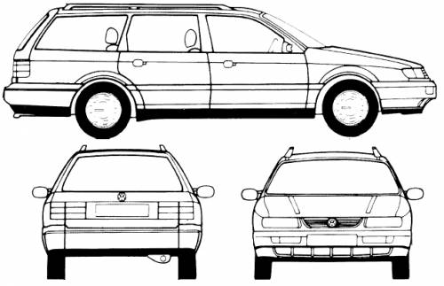 Vw Passat Variant. Volkswagen Passat Variant GL