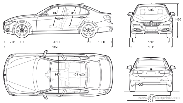 Bmw 5 series 2012 dimensions #1