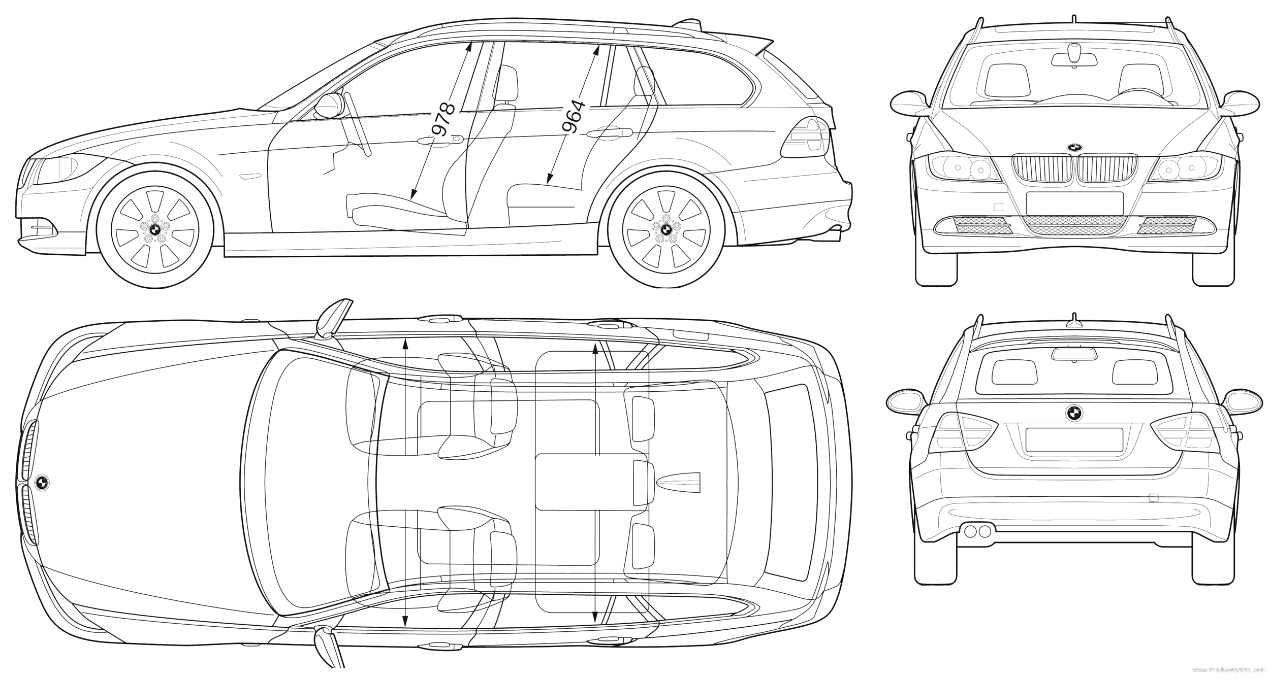 http://www.the-blueprints.com/blueprints-depot/cars/bmwcars/bmw-3-touring-e90.gif