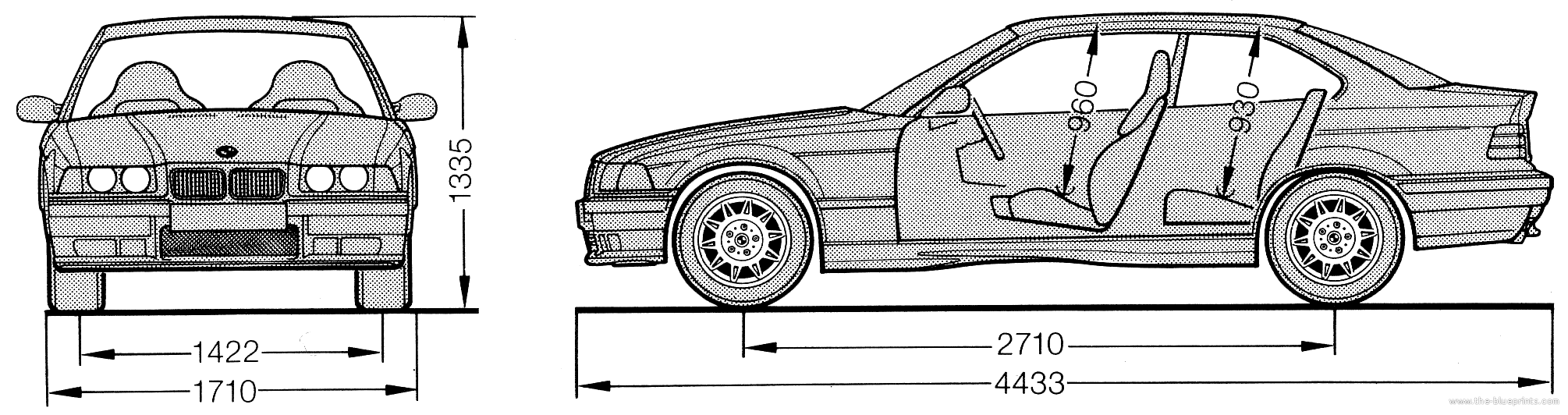 Bmw e36 dimensions #6