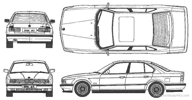 Bmw e34 dimensions #1