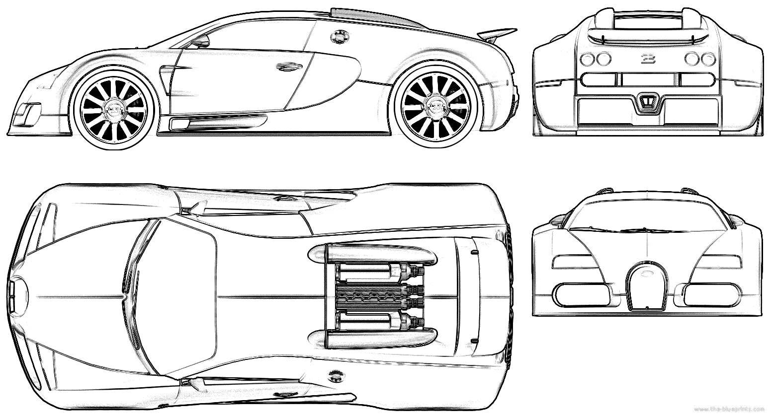 Bugatti Blueprints