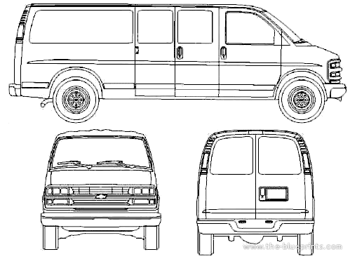 Chevrolet Express Van. Chevrolet Express Van LWB