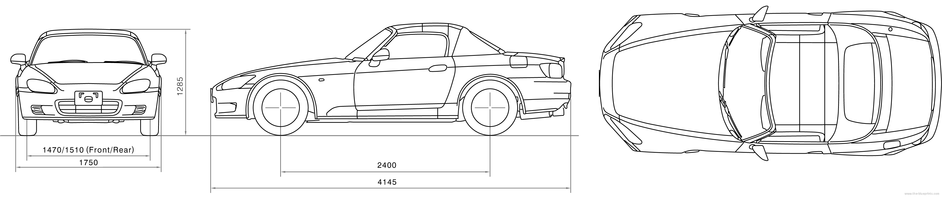 Honda s2000 blueprints #6
