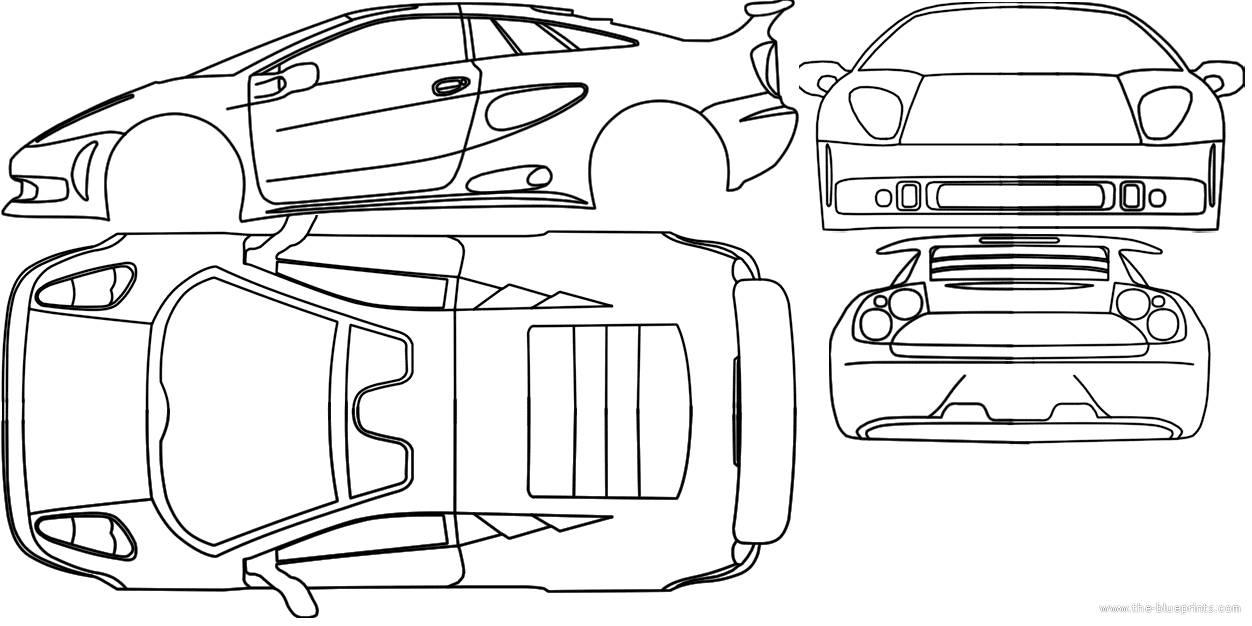 Blueprints Of Lamborghini