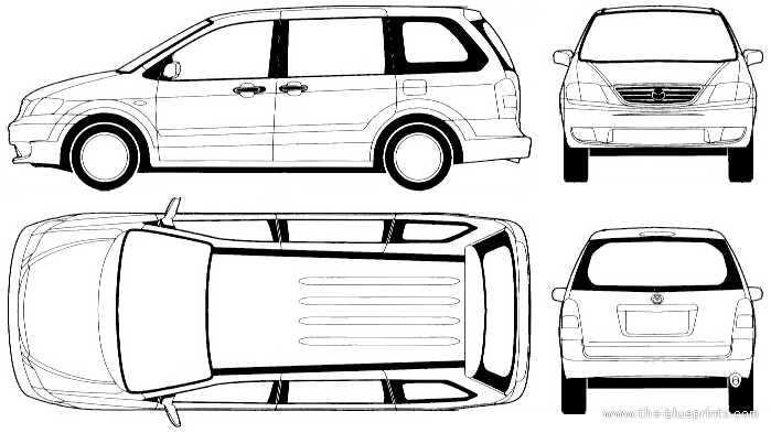 Mazda Mpv 2003. Mazda gt; Mazda MPV (2003)