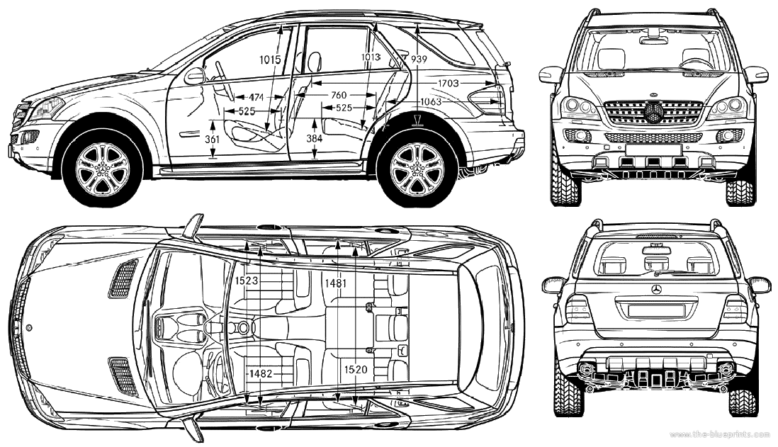 Size of mercedes ml #1