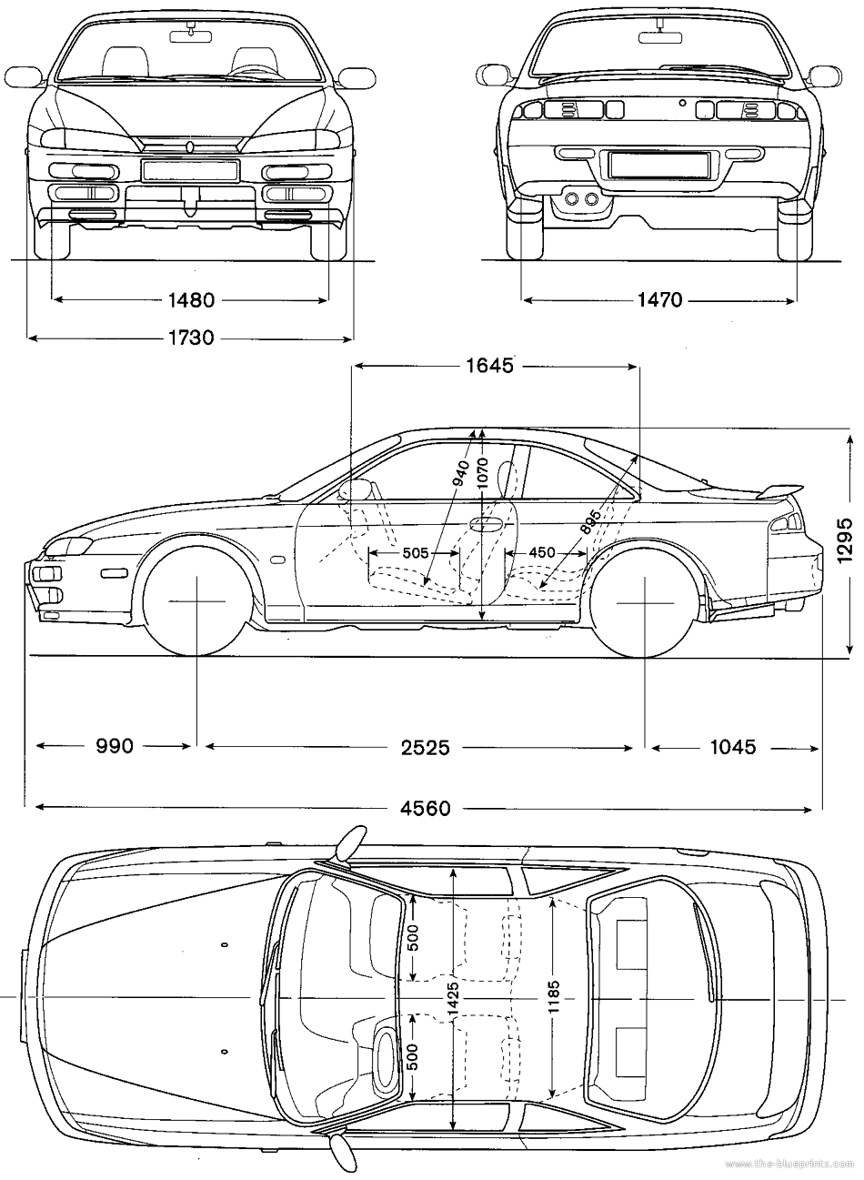 Nissan 240sx blueprints #9