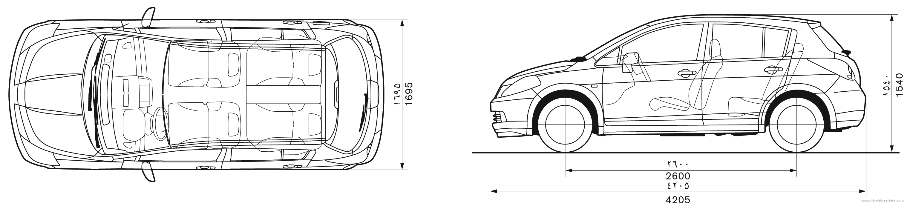 Nissan tiida dimensions #8