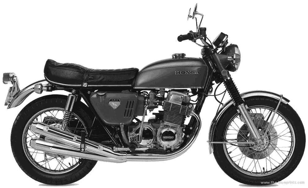 Honda cb750 blueprint #5