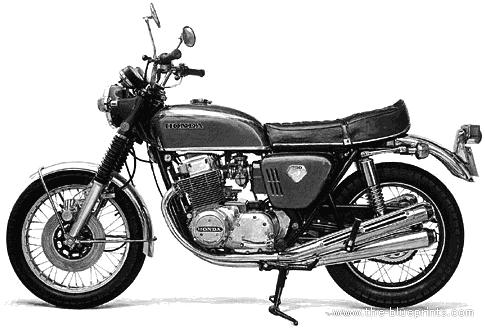 Honda cb750 blueprint #3