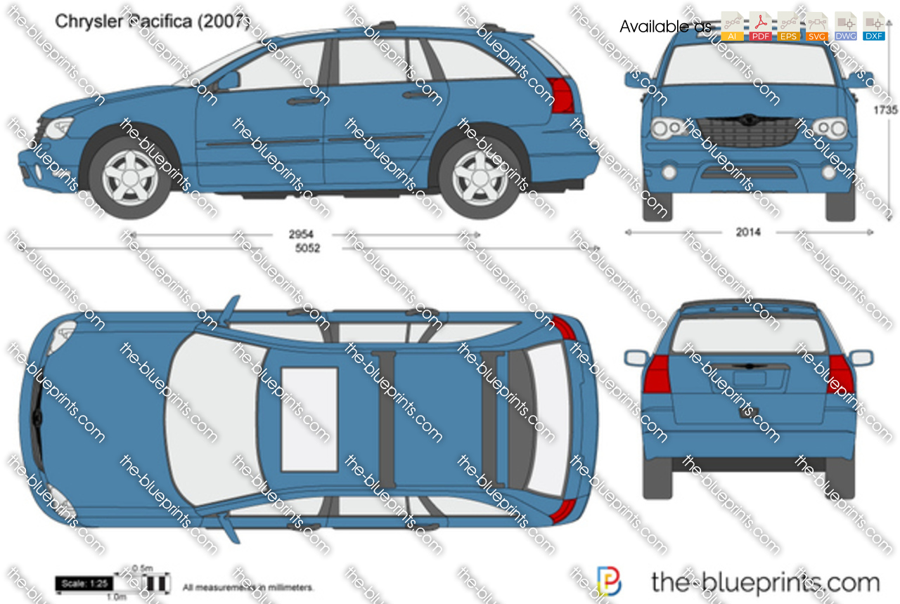 Chrysler pacifica dimensions 2004 #5