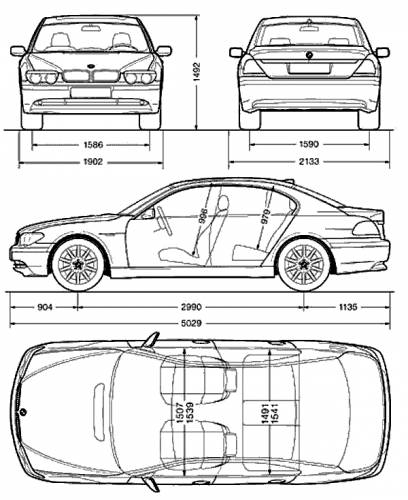 BMW 7-Series 745i (E65)