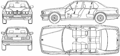 BMW 7-Series 750i (E23) (1986)