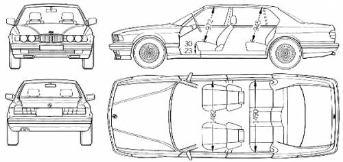 BMW 7-Series 750iL (E23) (1986)