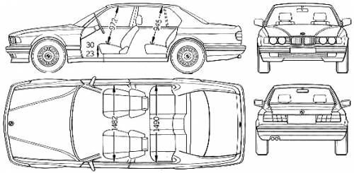 BMW 7-Series (E32) (1994)