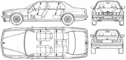 BMW 7-Series L (E32) (1994)