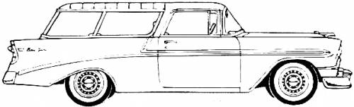 Chevrolet Bel Air Nomad 2-Door Station Wagon (1956)