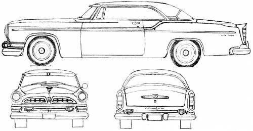 Chrysler Yorker Deluxe St Regis 2-Door Hardtop (1955)