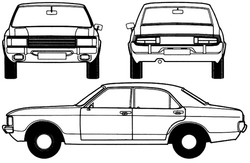 Ford Granada Mk.I 4-Door (1972)