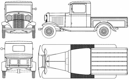 Ford Model B Pick-up (1932)