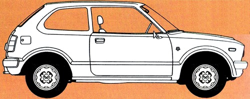 Honda Civic 3-Door (1975)