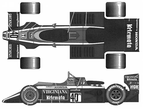 Spirit Honda 201C ItalyGP (1983)