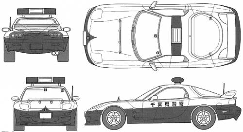 Mazda RX-7 FD3S Patrol Car