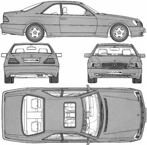 Mercedes-Benz AMG S600 Coupe 6.0 4v (1996)