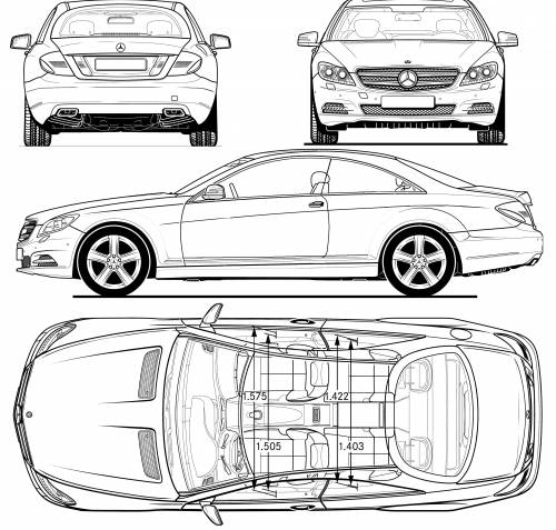 Mercedes-Benz CL-Class (2010)