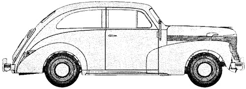 Opel Kapitan Saloon 2-Door (1938)