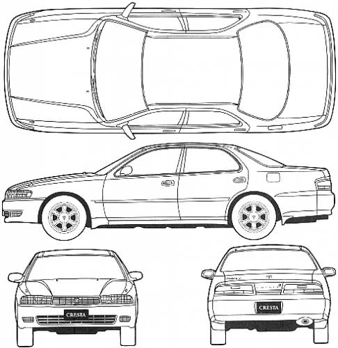 Toyota Cresta Tourer V JZX90 (1992)